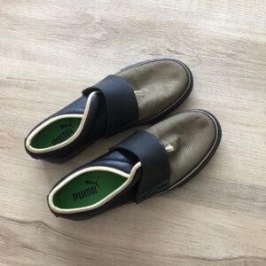 Puma Black and Olive Men's Athletic Shoes